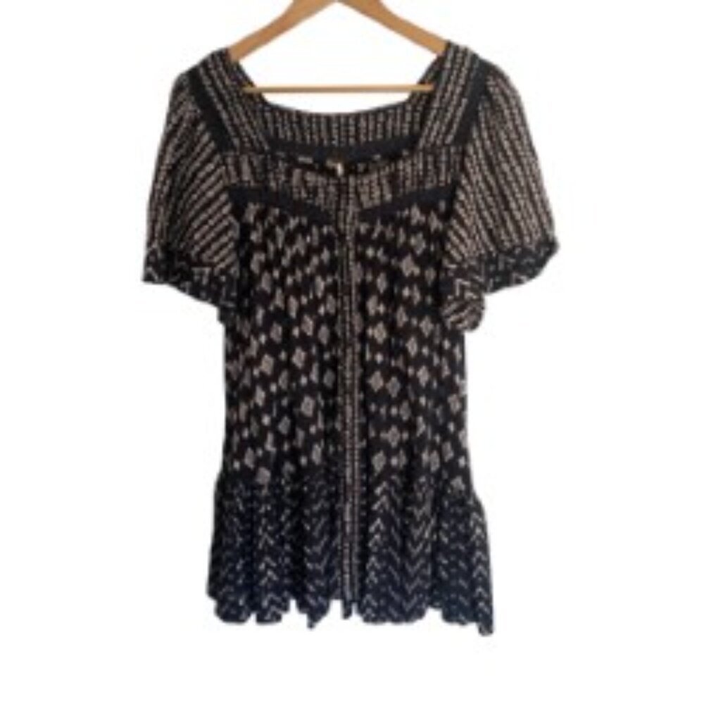 Free People Hearts Desire Dress in Black Small